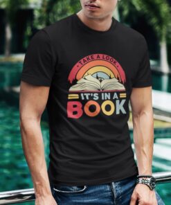 Take a Look It’s in a Book Reading Rainbow Book Lover Shirt
