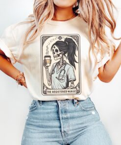 Registered Nurse Tarot Card Funny Gift Shirt